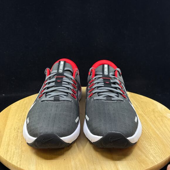 US Men’s 9.5 - Nike Free Golf Next Nature “Iron Grey University Red” FN0332-002 main image 5